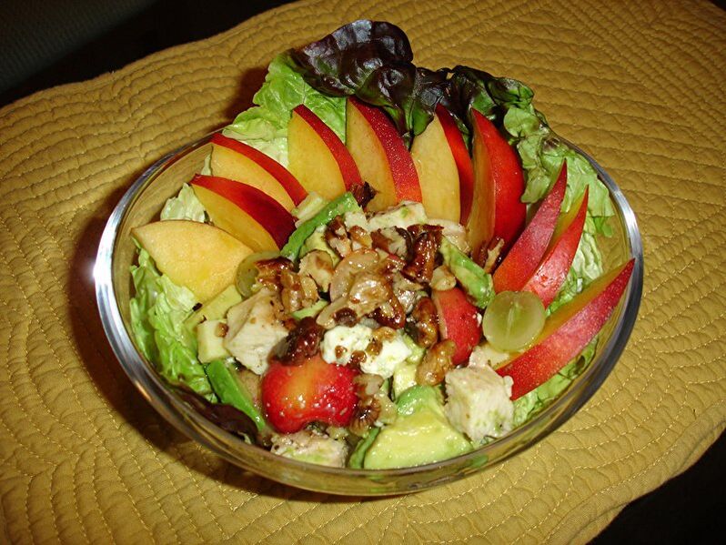 Potential for nut-fruit salad