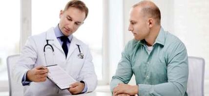 Pathological discharges in men are treated by a urologist